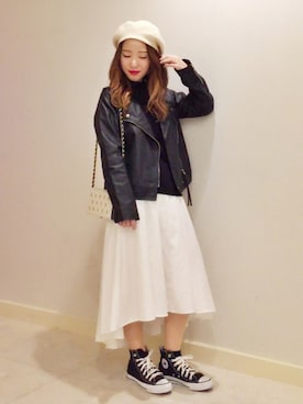 「甘辛mix」｜「アイテム（財布/小物）」を使った、AAA さん（レディース・151cm）の秋コーディネート