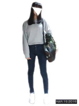 ちこさん（レディース・161cm）の春コーディネート