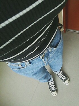 「ハイネックトップス」｜sehunaさん（レディース・155cm）の夏コーディネート