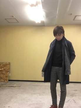narimasaさん（メンズ・174cm）の冬コーディネート
