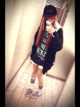 「Hex Anti Style（ヘックスアンチスタイル）のアイテム」を使った、junさん（レディース・163cm）の夏コーディネート