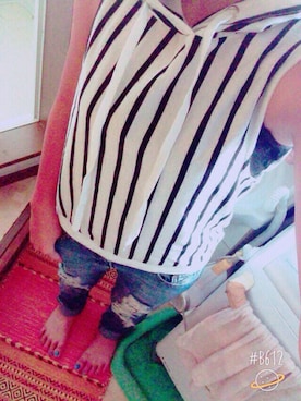 「ボーイッシュ」｜J u r iさん（レディース・154cm・10代）の夏コーディネート