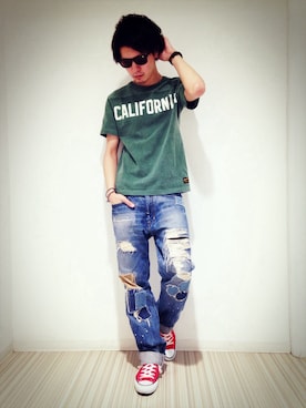 Kenichiさん（メンズ・177cm）の春コーディネート