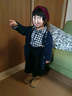 yu___iさん(キッズ・80cm)の冬コーディネート