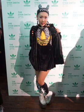 「adidas Originals by JEREMY SCOTT」｜「アイテム（ブーツ）」を使った、mayuさん（レディース・168cm）の冬コーディネート