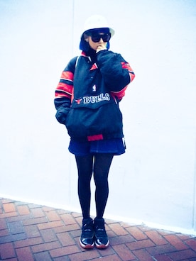 「Jordan11」｜「アイテム（ジャケット/アウター）」を使った、mayuさん（レディース・168cm）の冬コーディネート