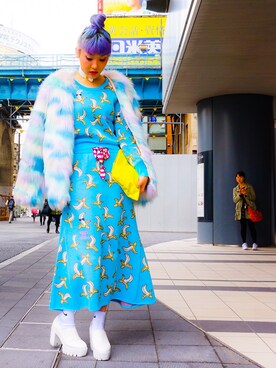 「SET UP」｜「アイテム（その他シューズ）」を使った、mayuさん（レディース・168cm）の春コーディネート