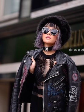 「alexanderwang（アレキサンダーワン）のアイテム（ワンピース/ドレス）」を使った、mayuさん（レディース・168cm）の冬コーディネート