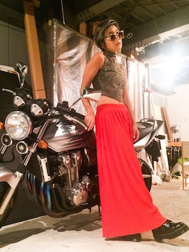 「MONKI」｜mayuさん（レディース・168cm）の夏コーディネート