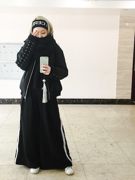 「G.V.G.V.（ジーヴィージーヴィー）のアイテム（ブルゾン）」を使った、mayuさん（レディース・168cm）の冬コーディネート