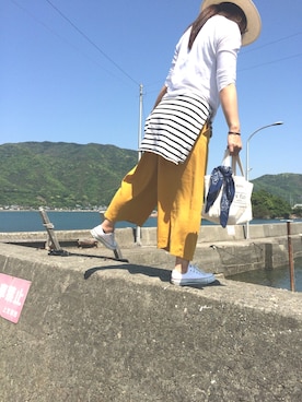 「AZUL（アズール）のアイテム（アクセサリー）」を使った、risu222risuさん（レディース・165cm）の春コーディネート