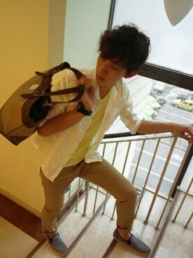 實川健太さん（メンズ・184cm）の春コーディネート