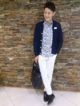 實川健太さん（メンズ・184cm）の冬コーディネート