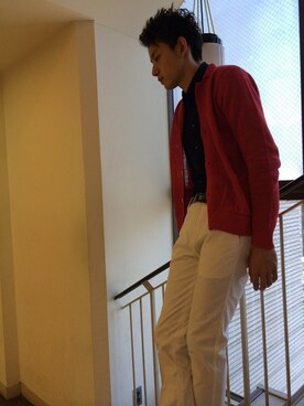 實川健太さん（メンズ・184cm）の冬コーディネート