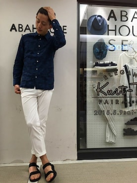 實川健太さん（メンズ・184cm）の春コーディネート