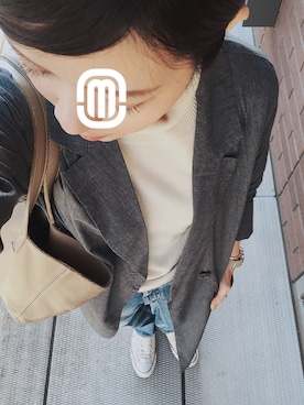 「caqu（サキュウ）のアイテム」を使った、333さん（レディース・153cm）の秋コーディネート