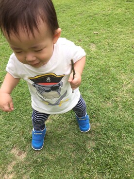 「GAP（ギャップ）のアイテム（T Shirts、ホワイト系）」を使った、yukikiさん（レディース・60cm）の春コーディネート
