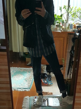 「ノーカラー」｜「アイテム（腕時計）」を使った、なおとさん（メンズ・181cm）の秋コーディネート