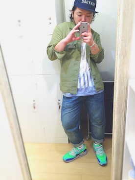 「アイテム（レッグウェア）」を使った、甲斐　ジュンヤさん（メンズ・170cm）の春コーディネート