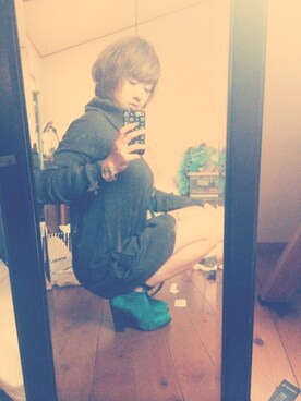 「Jeffrey Campbell（ジェフリーキャンベル）のアイテム（ブーツ）」を使った、na-miさん（メンズ・157cm）の秋コーディネート