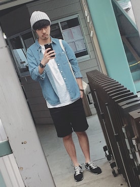 hitoshiさん（メンズ・180cm）の夏コーディネート