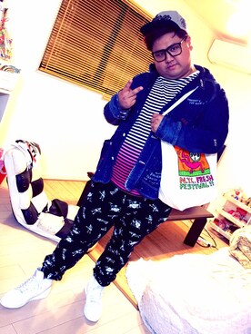 ダブルアート真べぇさんのコーディネート