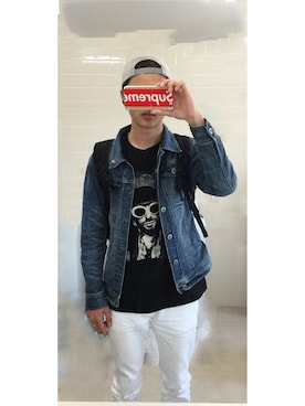 カケルさん（メンズ・183cm）の春コーディネート