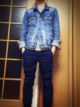 「アイテム（ブーティ）」を使った、Takafumi Watanabeさん（メンズ・178cm・20代）の秋コーディネート