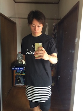 「L.H.P（エルエイチピー）のアイテム（タンクトップ）」を使った、Yusaku.sさん（メンズ・174cm）の夏コーディネート