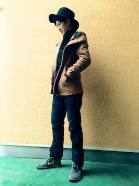 「アイテム（その他アウター）」を使った、kiraさん（メンズ・178cm・20代）の春コーディネート