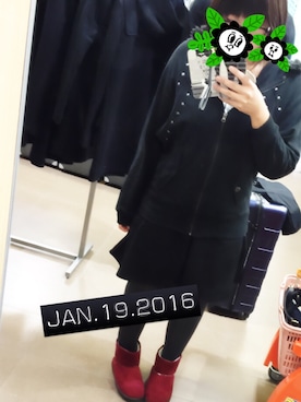 me:)さん（レディース・160cm）の冬コーディネート