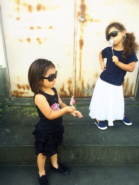 x.x.nico25.x.xさん（キッズ・110cm）の夏コーディネート