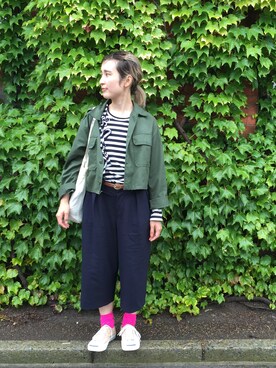 京里さん（レディース・162cm）の秋コーディネート