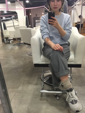 京里さん（レディース・162cm）の冬コーディネート