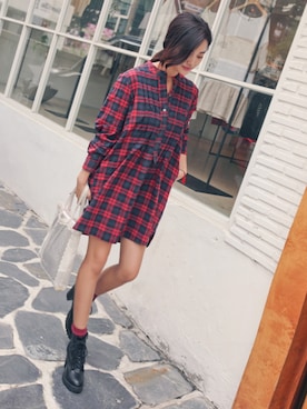 「春ワンピ」｜11AMさん（レディース・164cm）の春コーディネート