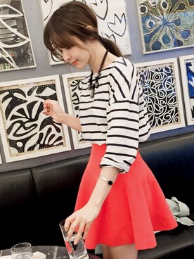 「11am」｜「アイテム（アクセサリー）」を使った、11AMさん（レディース・162cm）の春コーディネート