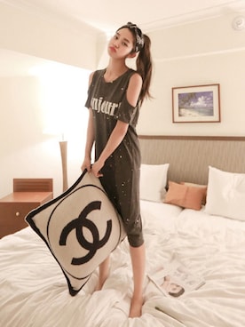 「 ロングワンピース」｜11AMさん（レディース・164cm）の夏コーディネート