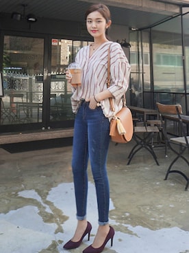 「11am」｜「アイテム（パンプス）」を使った、11AMさん（レディース・164cm）の秋コーディネート