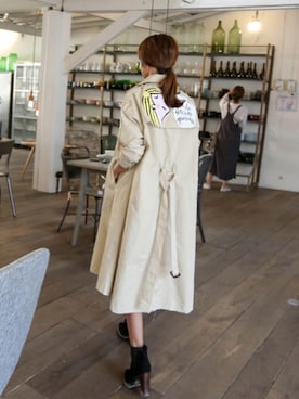 「レタリング」｜11AMさん（レディース・162cm）の秋コーディネート