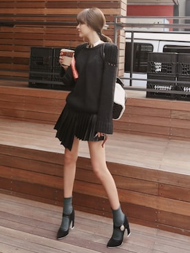 「11am」｜「アイテム（パンプス）」を使った、11AMさん（レディース・162cm）の秋コーディネート