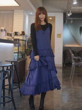 「11am」｜11AMさん（レディース・162cm）の冬コーディネート