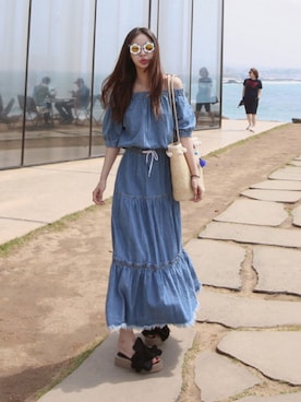 「11AM（-）のアイテム」を使った、11AMさん（レディース・165cm）の春コーディネート