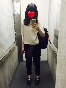 「A part by（アパートバイ）のアイテム（オールインワン・サロペット）」を使った、クレオ0707さん（レディース・156cm）の夏コーディネート