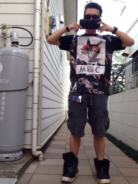 「adsr」｜「アイテム（アクセサリー）」を使った、SSSさん（メンズ・173cm）の夏コーディネート