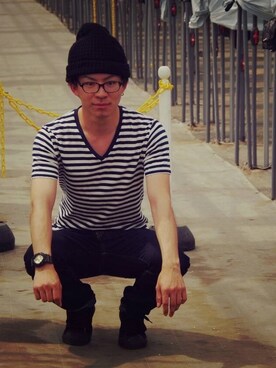 とみーさん（メンズ・173cm）の春コーディネート