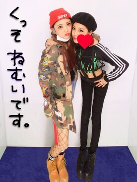 「アイテム（ジャージ）」を使った、KAEDE.さん（レディース・154cm・10代）の秋コーディネート