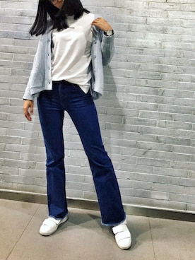 「Acne Studios（アクネストゥディオズ）のアイテム（その他シューズ）」を使った、crystalljshowさん（レディース・170cm）の秋コーディネート