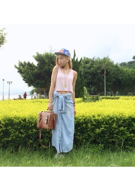 「jeans shirt」｜CHEER_CHERRYさん（レディース・165cm）の夏コーディネート