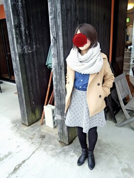 ゆうきさん(レディース・154cm)の冬コーディネート