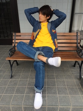 「静岡」｜「アイテム（腕時計）」を使った、RYOさん（メンズ・169cm）の秋コーディネート